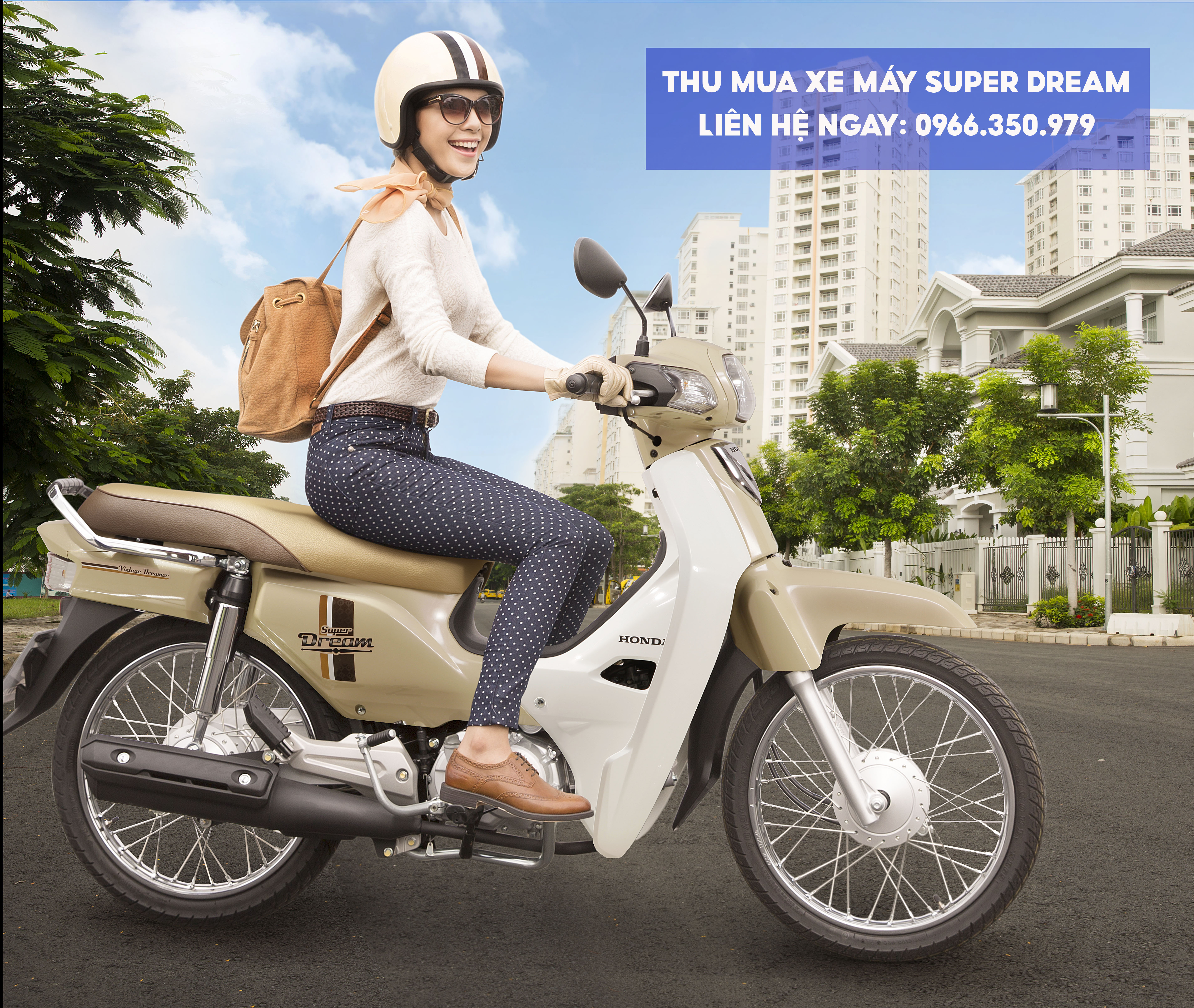 Thu mua xe máy Super Dream, thu tại nhà